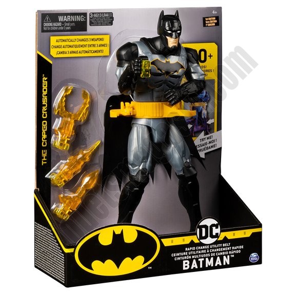 Figurine Batman à fonction 30 cm - déstockage - -5