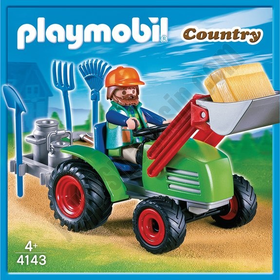 Agriculteur avec tracteur Playmobil Country 4143 En promotion - -1