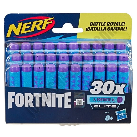 Nerf - Pack de 30 Fléchettes Nerf Elite Fortnite Officielles En promotion - -1