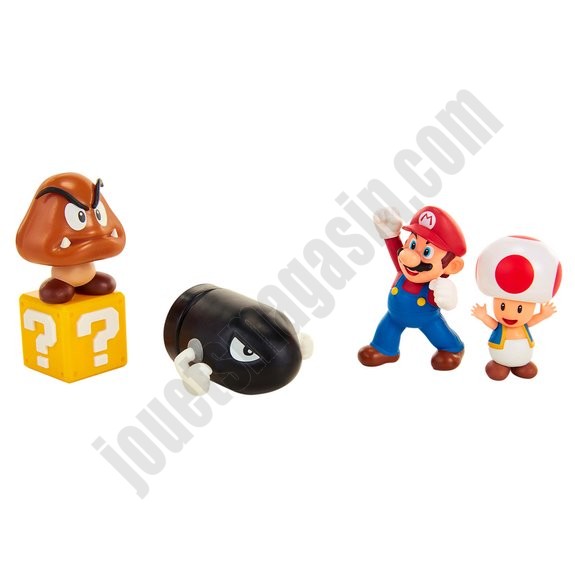 Coffret Diorama Super Mario 5 figurines ◆◆◆ Nouveau - -1