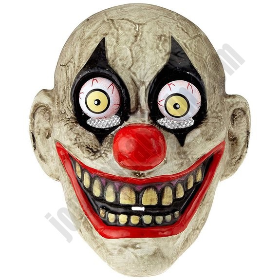 Masque pour adulte : clown - déstockage - -0