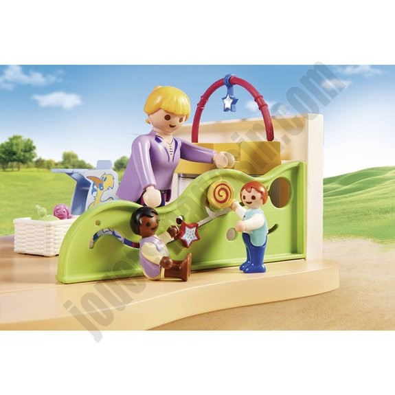 Espace crèche pour bébés Playmobil City Life 70282 - déstockage - -2