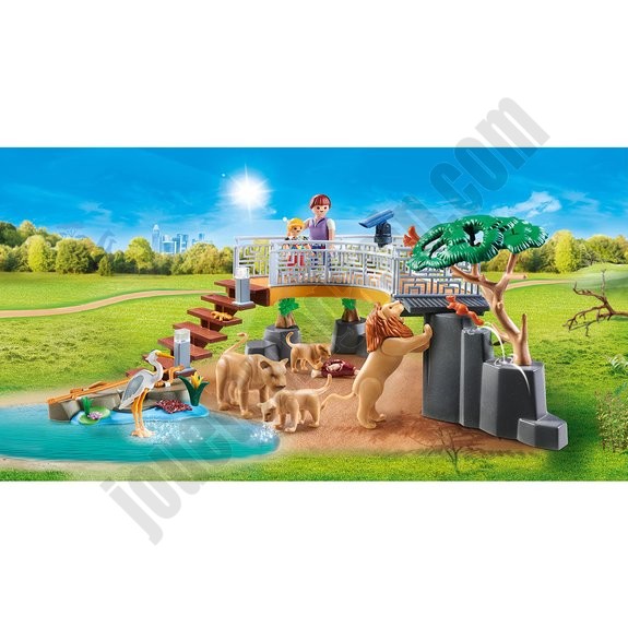Famille de lions avec végétation Playmobil Family Fun 70343 - déstockage - -1