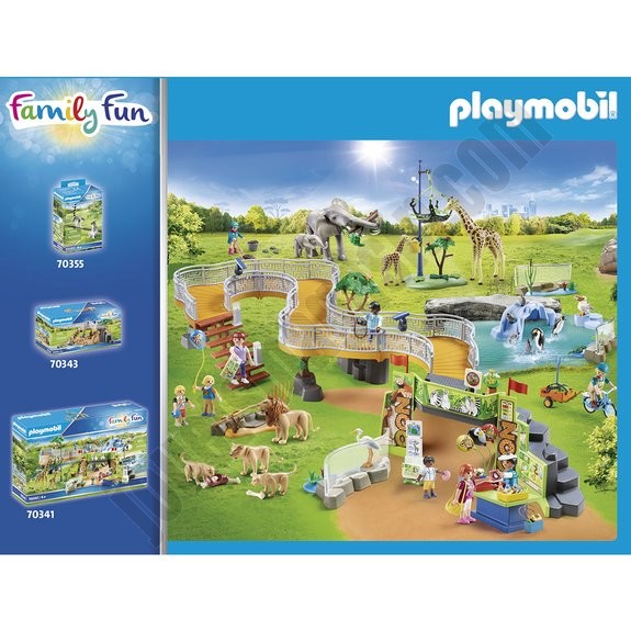 Extension pour parc animalier Playmobil Family Fun 70348 - déstockage - -2