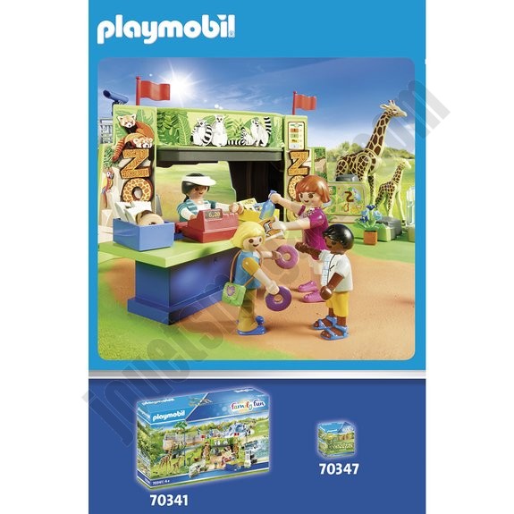 Deux Lémuriens Playmobil Family Fun 70355 - déstockage - -2