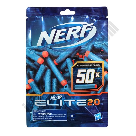 Recharge 50 fléchettes NERF élite 2.0 - déstockage - -1