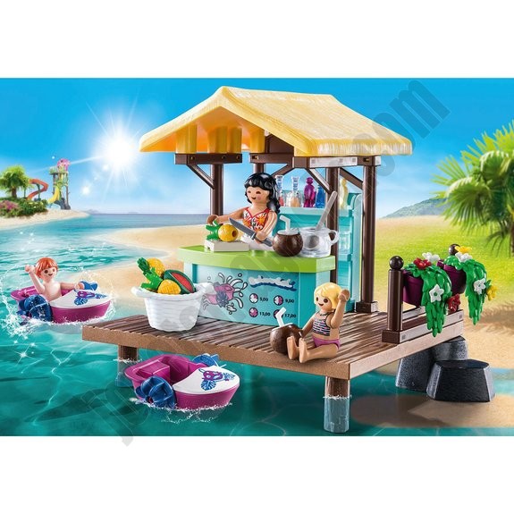 Bar flottant et vacanciers Playmobil Family Fun 70612 ◆◆◆ Nouveau - -2