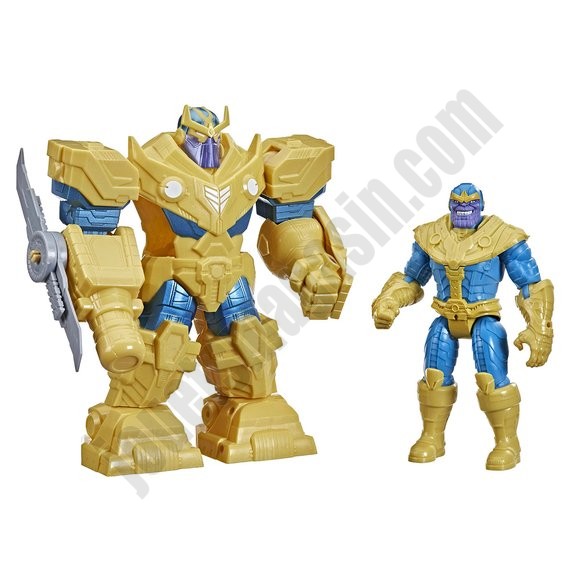 Avengers Mech Strike - Figurine Thanos + Accessoires En promotion - -0