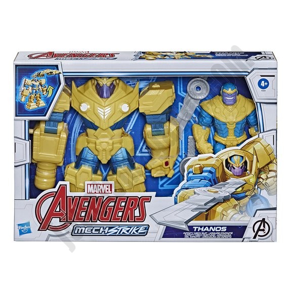 Avengers Mech Strike - Figurine Thanos + Accessoires En promotion - -2