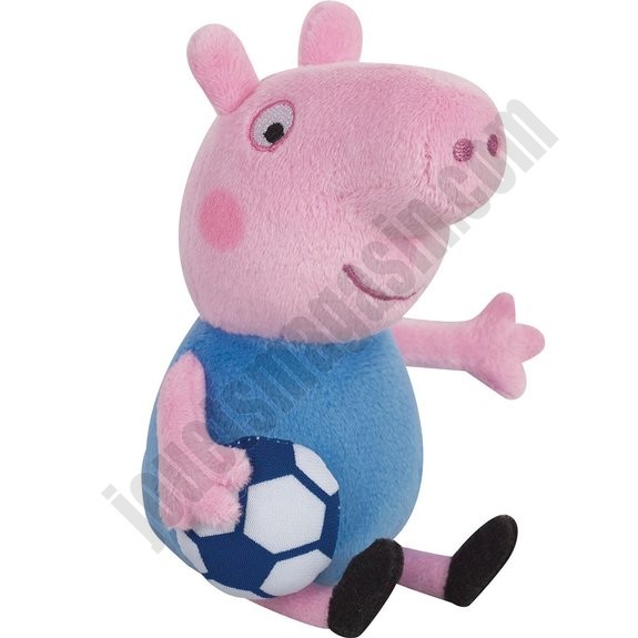 Peluche Georges Pig ou T'Choupi footballeurs - déstockage - -1