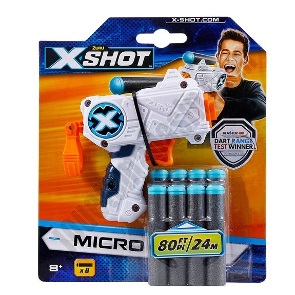 Micro X-Shot + 8 Fléchettes En promotion - -1