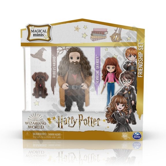 Coffret de 2 figurines Harry Potter Mini Magical : Hermione et Hagrid ◆◆◆ Nouveau - -0