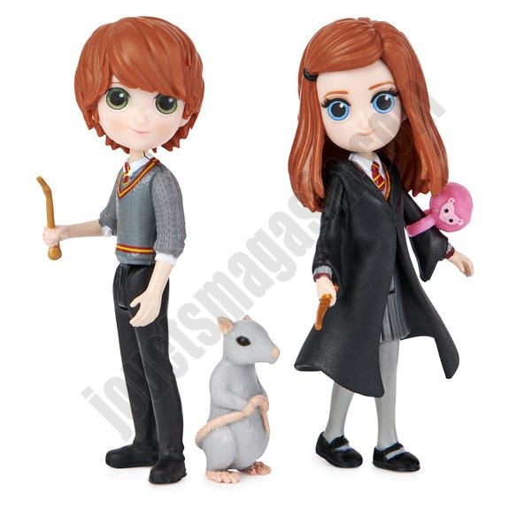 Coffret de 2 figurines Harry Potter mini magical : Ron et Ginny Weasley ◆◆◆ Nouveau - -1