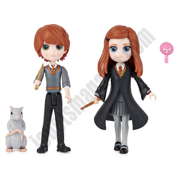Coffret de 2 figurines Harry Potter mini magical : Ron et Ginny Weasley ◆◆◆ Nouveau - -2