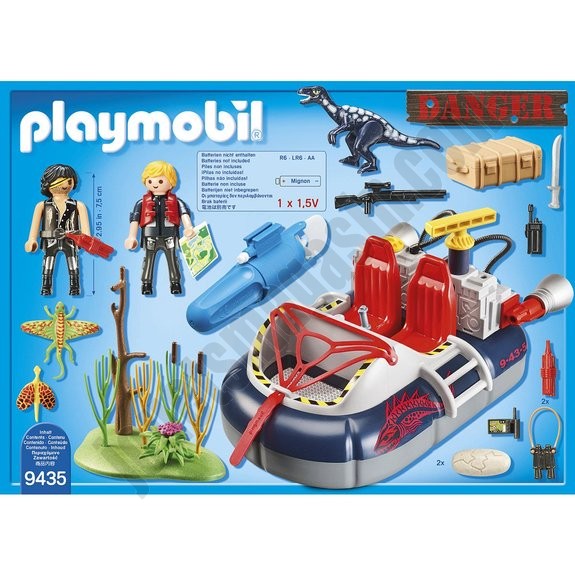 Aéroglisseur et moteur submersible Playmobil Action 9435 En promotion - -1