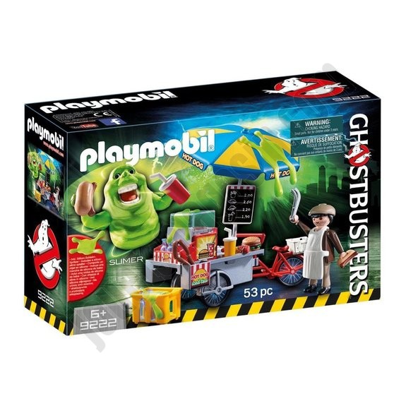 Bouffe-tout avec stand de hot dogs Playmobil Ghostbusters™ 9222 ◆◆◆ Nouveau - -0