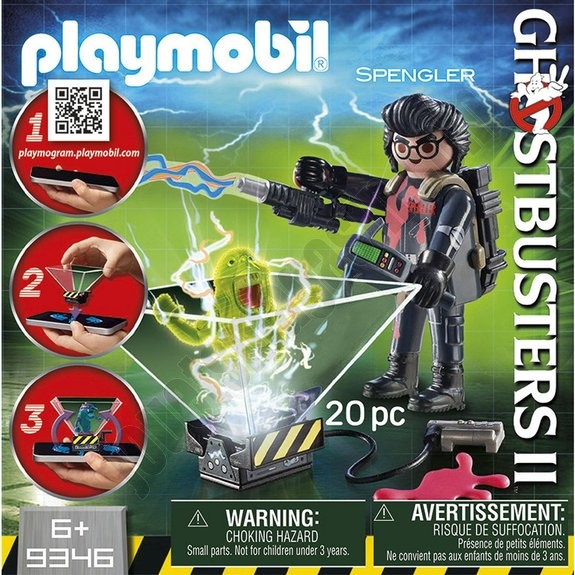 Egon Spengler Playmobil Ghostbusters 9346 - déstockage - -0