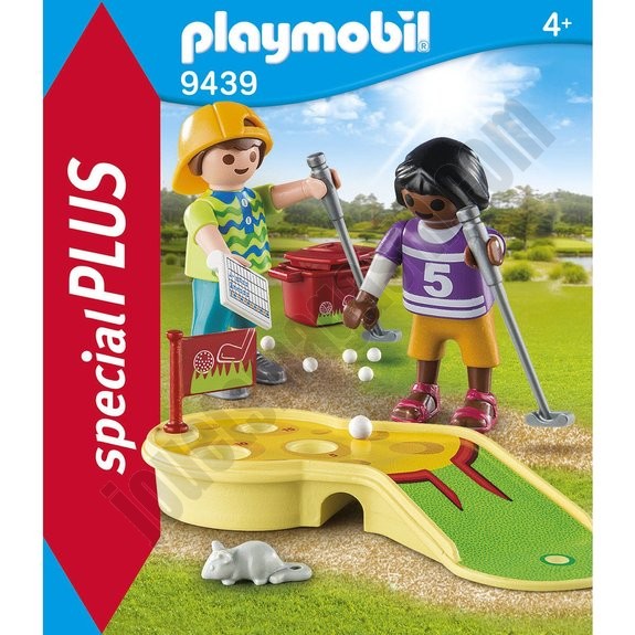 Enfants et minigolf Playmobil Special Plus 9439 - déstockage - -3