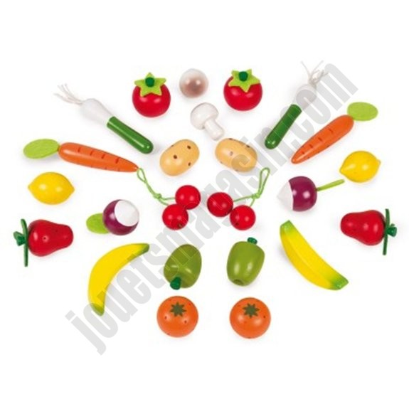 Panier de 24 fruits et légumes En promotion - -1