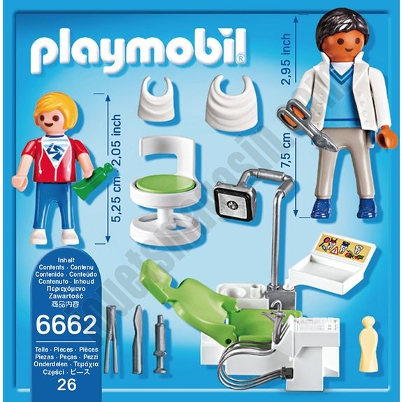 Cabinet de dentiste Playmobil City Life - 6662 ◆◆◆ Nouveau - -2