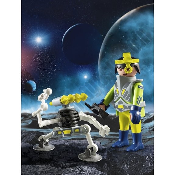 Agent de l'espace avec robot Playmobil 9416 En promotion - -3