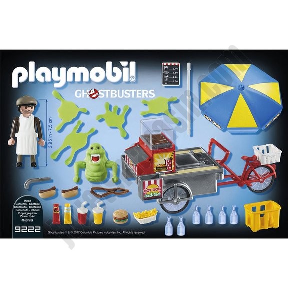 Bouffe-tout avec stand de hot dogs Playmobil Ghostbusters™ 9222 ◆◆◆ Nouveau - -1