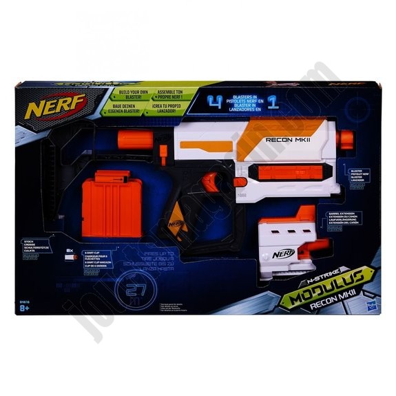 Pistolet Nerf Elite Modulus Recon - déstockage - -0