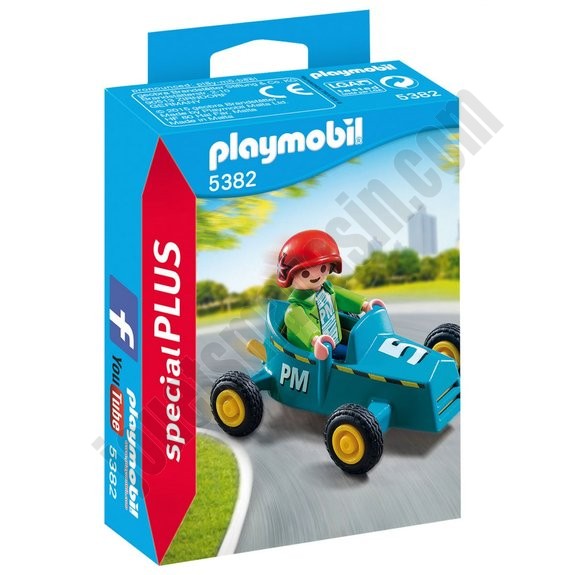 Enfant avec kart Playmobil Spécial PLUS 5382 - déstockage - -0