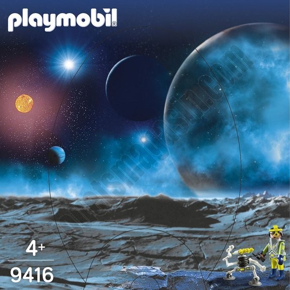 Agent de l'espace avec robot Playmobil 9416 En promotion - -2