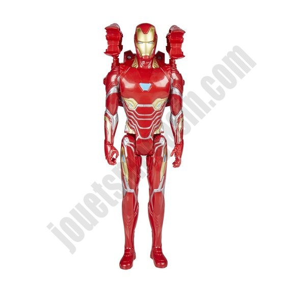 Figurine Avengers Infinity War titan Hero : Iron Man - déstockage - -1