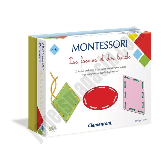 Montessori : des formes et des lacets En promotion - -0