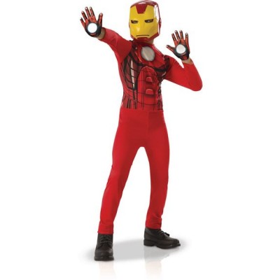 Déguisement avec gants Iron Man : Taille L - déstockage
