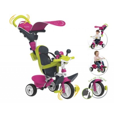 Tricycle Baby Driver Confort Rose En promotion