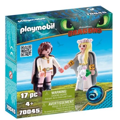 Astrid et Harold Playmobil Dragons 70045 En promotion