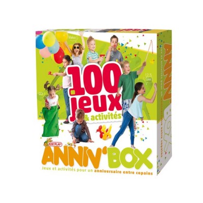 Box Anniversaire 100 jeux et activités En promotion