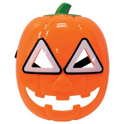 Masque Halloween Citrouille Lumineux et sonore - déstockage