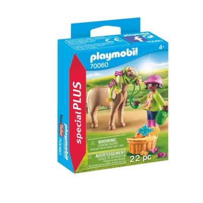 Cavalière avec poney Playmobil Special Plus 70060 ◆◆◆ Nouveau