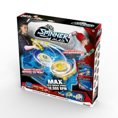 Pack Deluxe Spinner Mad - 2 guns + 2 toupies LED + 1 arène ◆◆◆ Nouveau