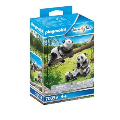 Couple de pandas avec bébé Playmobil Family Fun 70353 - déstockage