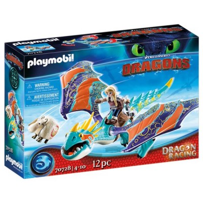 Dragon Racing: Astrid et Tempête Playmobil Dreamworks Dragon 70728 - déstockage