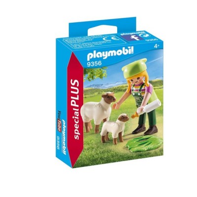 Fermière avec moutons Playmobil Special Plus 9356 - déstockage