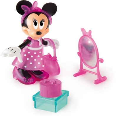 Figurine 15 cm Minnie fashionista shopping - Disney - déstockage