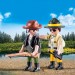 Duo garde-forestier braconnier Playmobil Wild Life 9217 - déstockage - 1