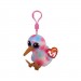 Beanie Boo's - Porte-clés Kiwi l'oiseau multicolore ◆◆◆ Nouveau - 0