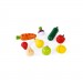 Maxi set de fruits et légumes en bois à découper En promotion - 3