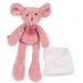 Coffret peluche avec doudou : Sweety souris rose 30 cm ◆◆◆ Nouveau - 1