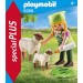 Fermière avec moutons Playmobil Special Plus 9356 - déstockage - 3