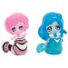 2 figurines Glimmies Aquaria 6 cm : Fisha et Mareen En promotion - 0